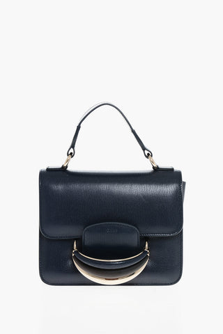 Leather KATTIE Handbag with Removable Shoulder Strap
