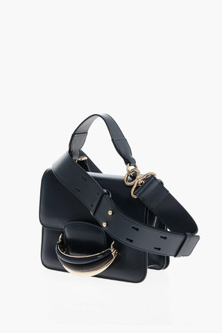 Leather KATTIE Handbag with Removable Shoulder Strap