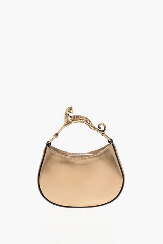 Lamè Leather NANO Hobo Bag