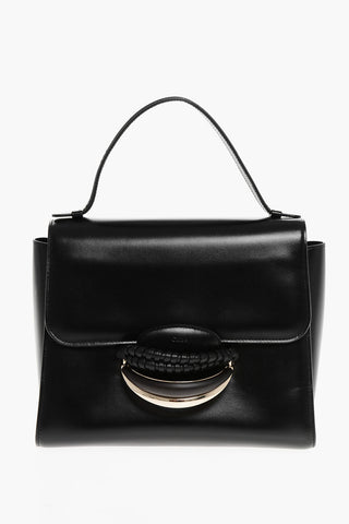 Leather KATTIE Handbag with Removable Shoulder Strap