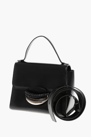 Leather KATTIE Handbag with Removable Shoulder Strap
