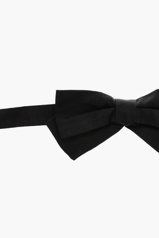 실크 보타이 NOIR 자수 로고