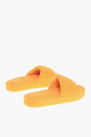 Jacquard Terry GEOMETRIC SPONGE Sliders