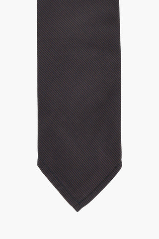 Two-Tone Striped Silk Tie