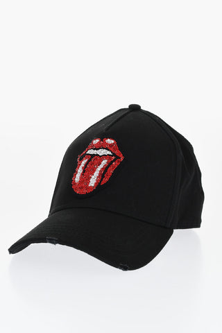 Vintage Effect Cap with Beads Detail