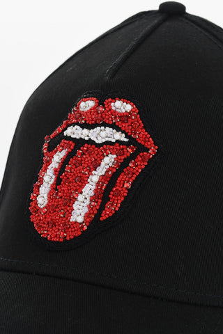 Vintage Effect Cap with Beads Detail