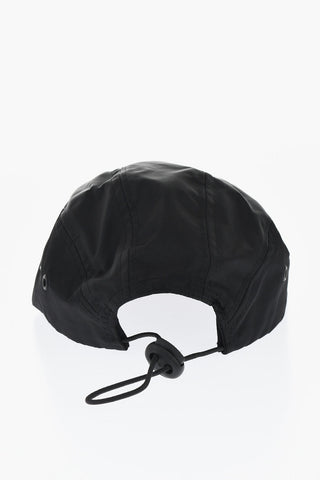 Cappello da Baseball In Nylon Con Logo in Rilievo