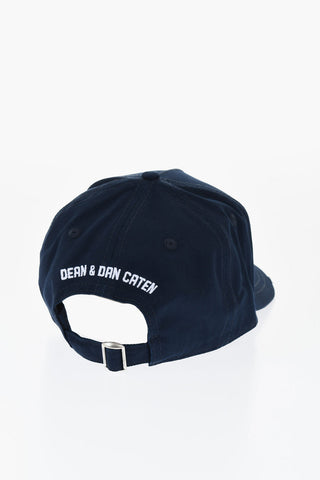 Cotton Baseball Cap with Embroidered Monogram