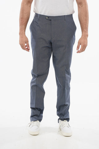 Pin-Point Cotton-Blend Trousers