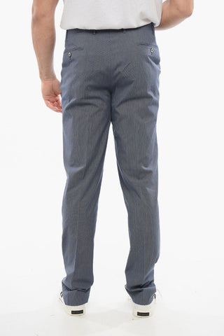 Pin-Point Cotton-Blend Trousers