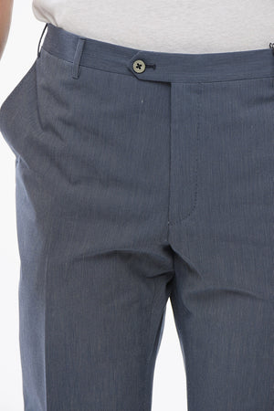 Pin-Point Cotton-Blend Trousers