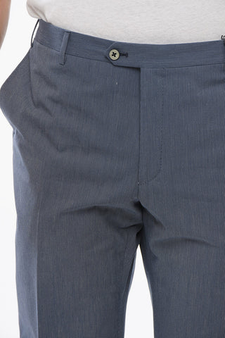 Pin-Point Cotton-Blend Trousers