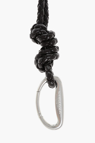Woven Leather LOOP Keyring