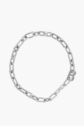 Brass B CHAIN Choker Necklace