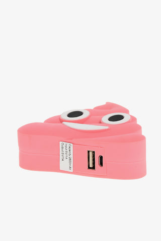Silicone PINK POO Power Bank