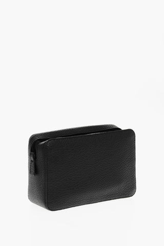 Textured Leather 5AC Shoulder Bag