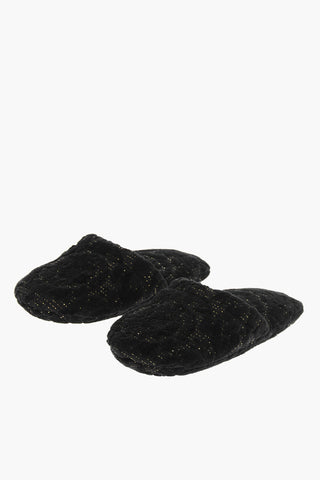 Terry and Lurex Bath Slippers