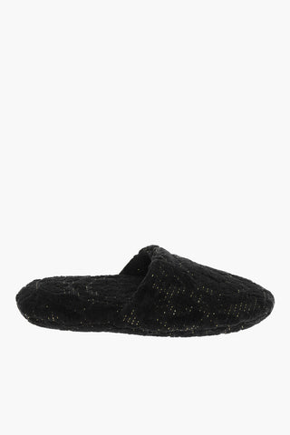 Terry and Lurex Bath Slippers