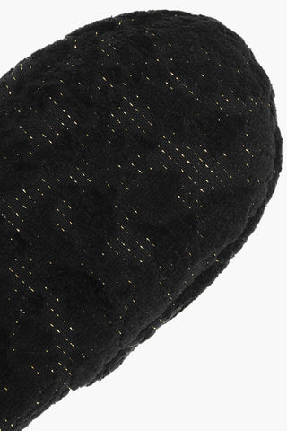 Terry and Lurex Bath Slippers