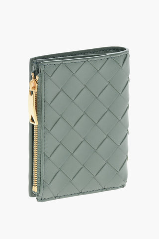 Portafogli Bifold in Nappa Intrecciata