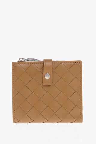Portafogli Bifold in Pelle Intrecciata