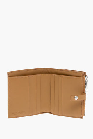 Portafogli Bifold in Pelle Intrecciata