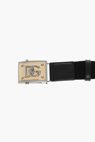 Fabric Belt with Logoed Buckle 35mm
