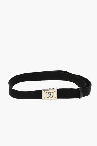 Fabric Belt with Logoed Buckle 35mm