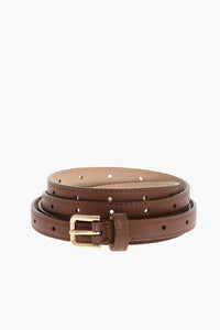 Slim Leather Belt 15mm