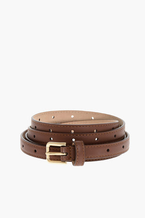 Slim Leather Belt 15mm
