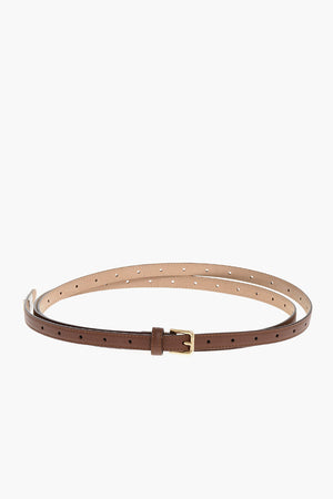 Slim Leather Belt 15mm