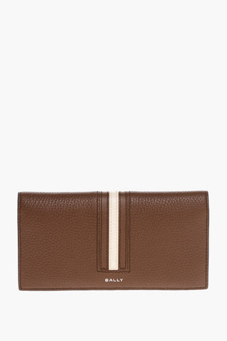 Bifold-Geldbörse aus genarbtem Leder