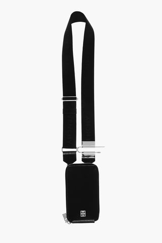 Handy-Umhängetasche aus gebürstetem Leder