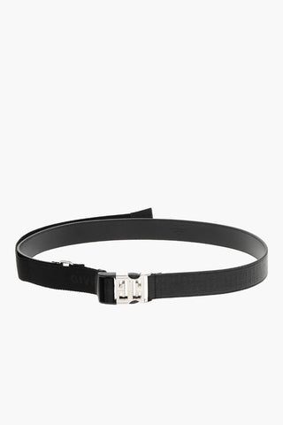 Cintura RELEASE BUCKLE in Pelle Goffrata Monogram 25mm