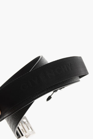 Cintura RELEASE BUCKLE in Pelle Goffrata Monogram 25mm