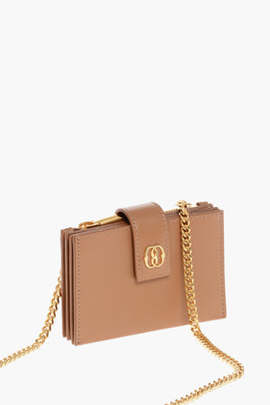 Geldbörse aus Leder EMBLEM ACCORDION mit Kette