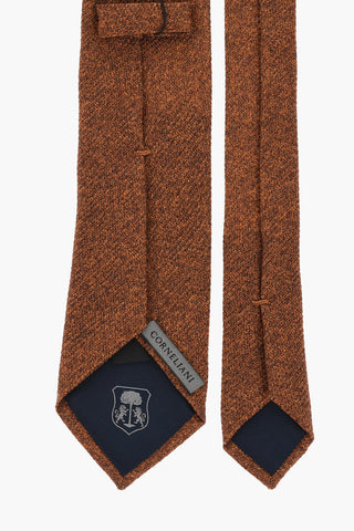 Solid Color Wool and Silk Tie