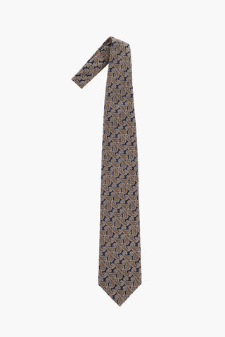 Paisley Motif Silk Traditional Tie 