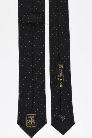 polka dots silk tie