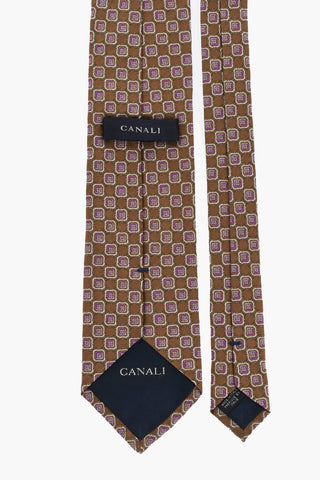 Geometrical Patterned Silk Tie