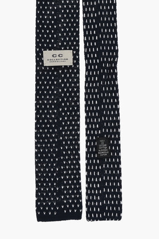 CC COLLECTION Embroidered Cotton Tie