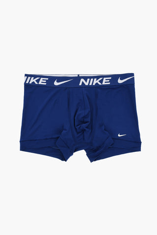 Set of 3 Solid Boxer Briefs with Embroidered Logo