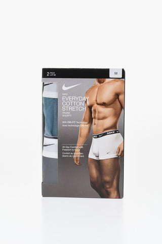 Set of 2 Pairs of Stretch Cotton Dri-Fit Boxers