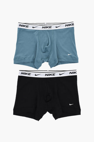 Set of 2 Pairs of Stretch Cotton Dri-Fit Boxers