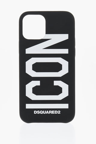 ICON Cover per Iphone 12/12 PRO in Silicone con Logo a Contrasto