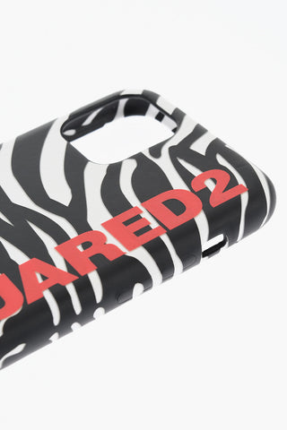 Cover per Iphone 11 PRO a Fantasia Animalier con Logo a Contrasto