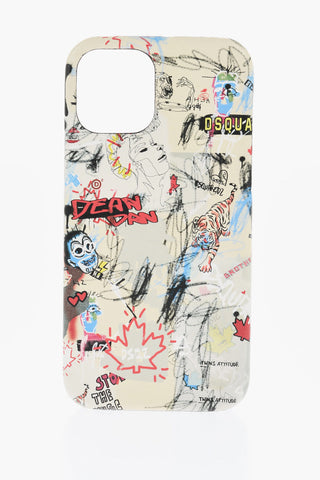 Multicolor Iphone 12/12 PRO Case with Street Art Print