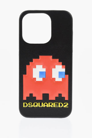 PAC-MAN Solid-Color Cover for iPhone 14 PRO with Embossed Detail