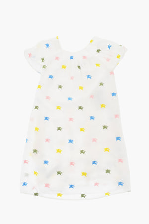 Vestito DANALEE Svasato con Ricamo Monogram All-Over