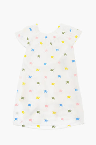 Vestito DANALEE Svasato con Ricamo Monogram All-Over